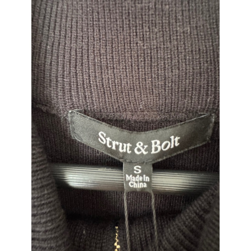 Strut &‎ Bolt Women's Black Sleeveless Knit Romper Size S NEW - Picture 5 of 7